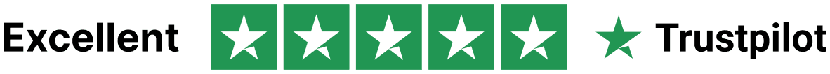 Excellent rating on Trustpilot